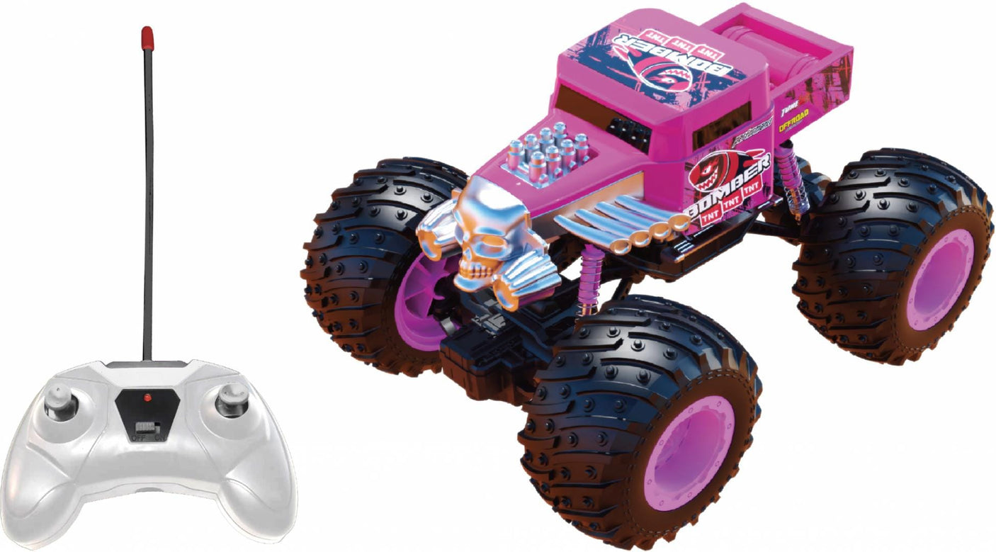Cevodle Jucării Jucarie Cevodle CEV24013-3204ROZ | Camion Telecomanda, Beast Runners, 1/24, 21cm, Roz