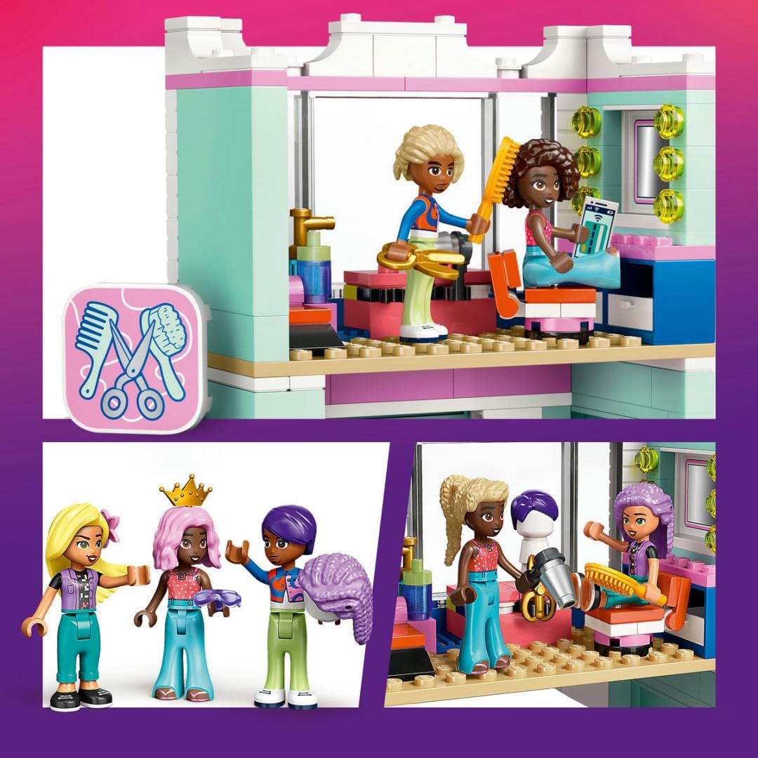 Lego Jucării Set Constructie LEGO 42662 | Salon Coafura, Magazin Accesorii, 3-in-1