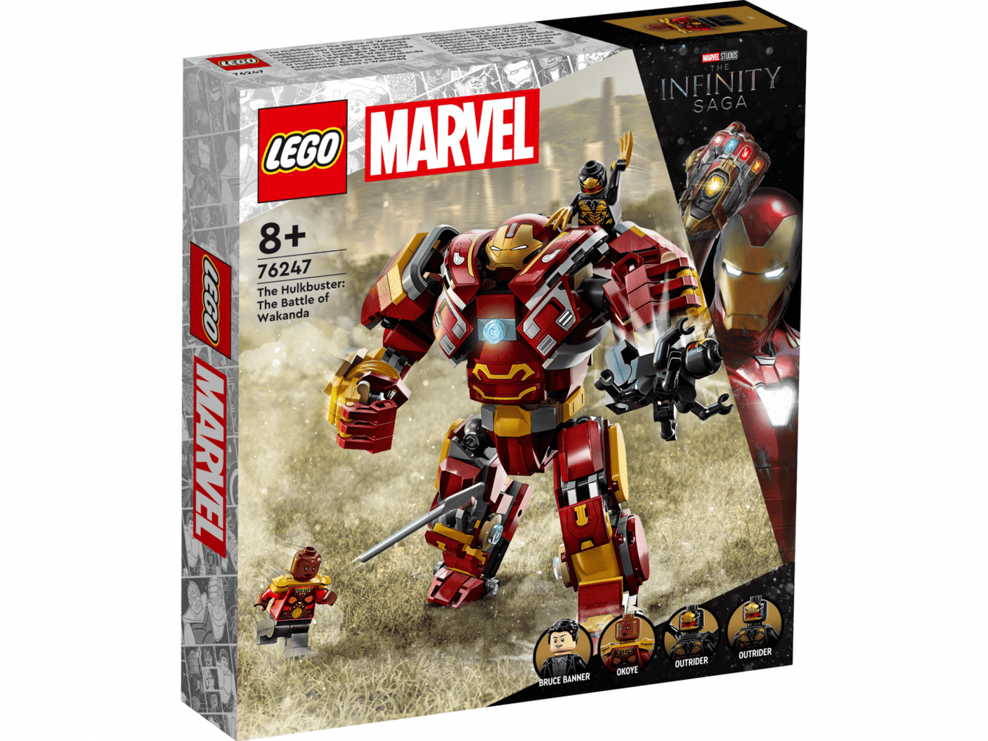 Lego Jucării Set Constructie LEGO Marvel 76247 | Batalia din Wakanda, Super Eroi, Cadou