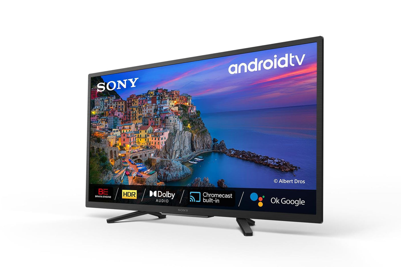 Sony Televizoare Televizor Sony LED KD32W800P1AEP | 80cm (32 inch), HD, Smart Google TV