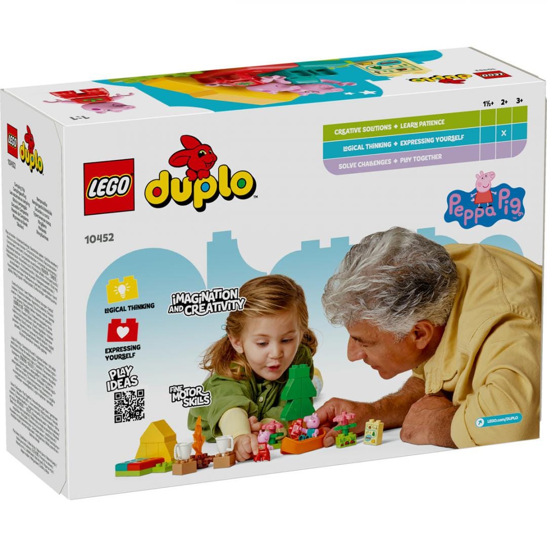 Lego Jucării Set Constructie LEGO 10452 | Excursie cu Cortul, Duplo, Camping, Cadou