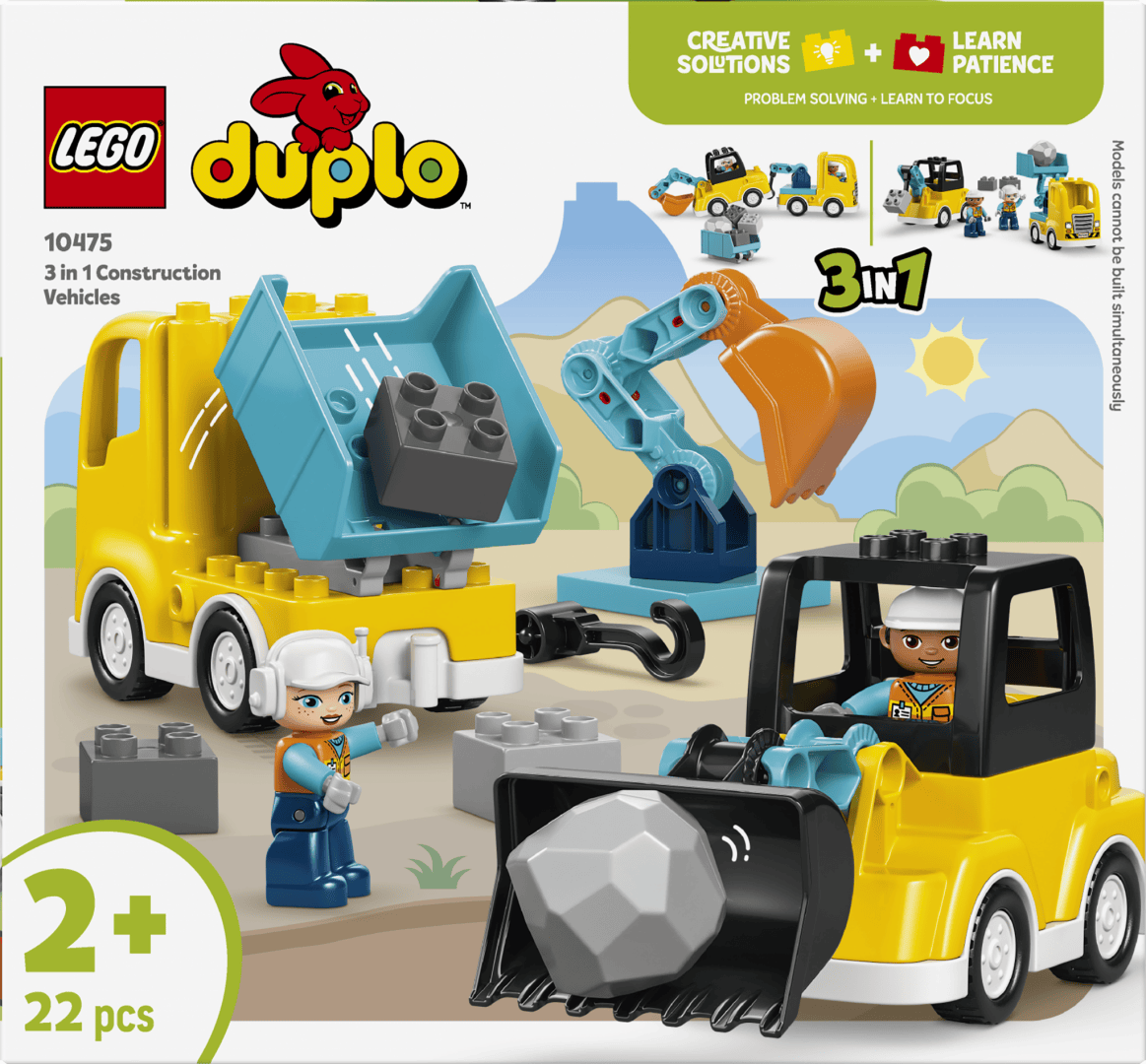 Lego Jucării Set Constructie LEGO Creator 3-in-1 10475 | Vehicule Constructii, Multicolor, Cadou