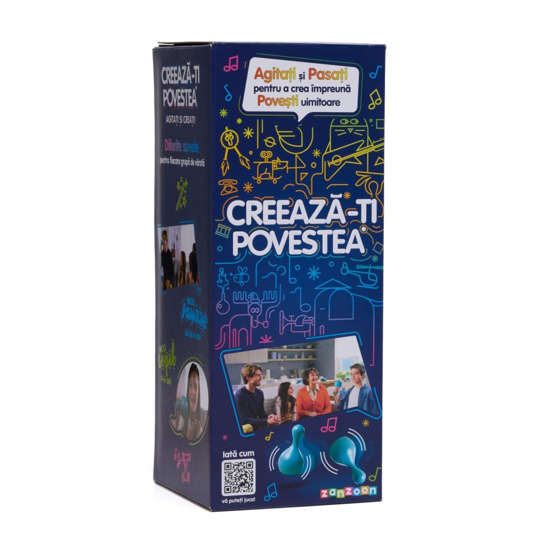 MomKi Jucării Joc de Societate MomKi ZN0007 | Creeaza-ti Povestea, Creativ, Educativ
