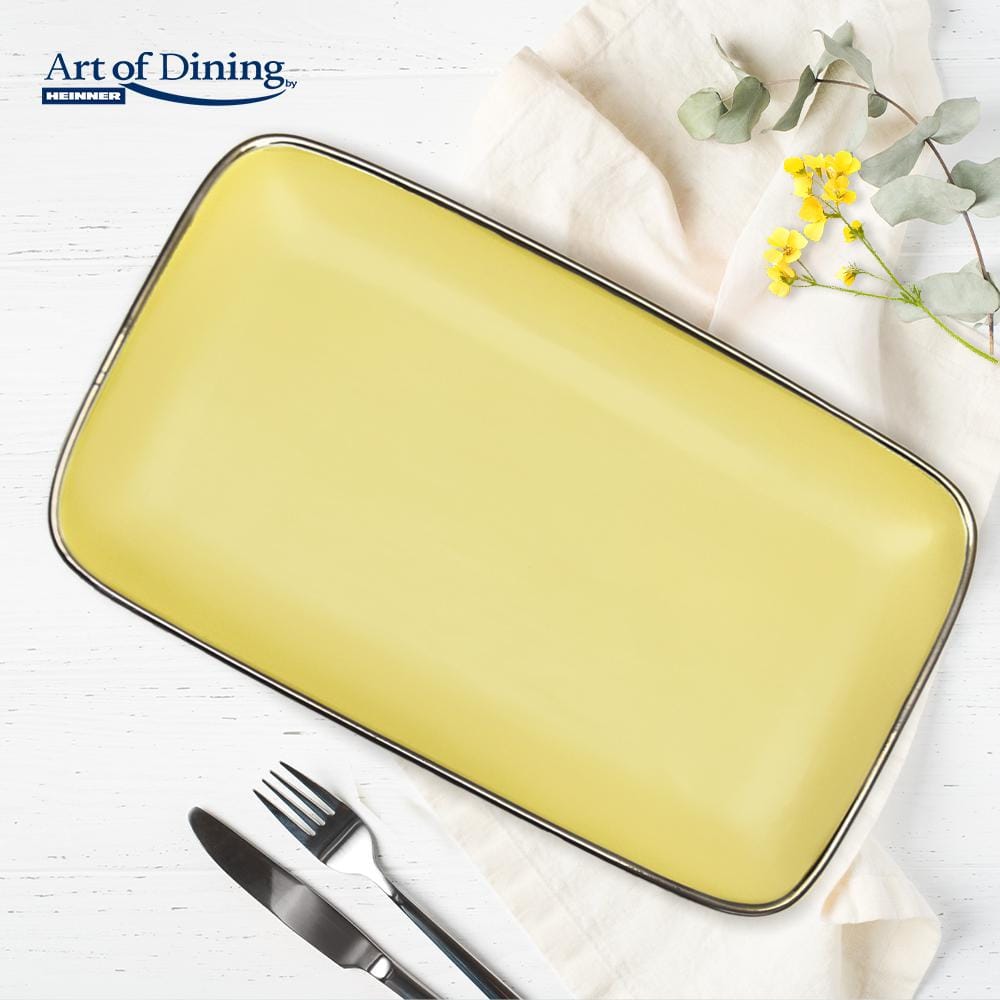 Heinner Set oale Set Platouri Heinner HR-WDF-M322 | Ceramica, 32x20cm, Medeea, 2 Bucati