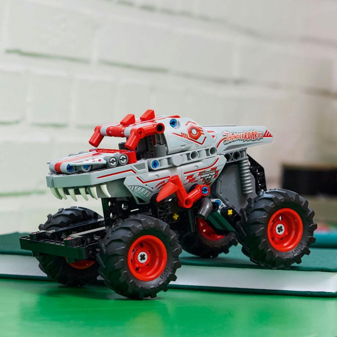Lego Jucării Set Constructie LEGO Technic 42200 | Monster Jam Thunderroarus, Pull-back, Cadou
