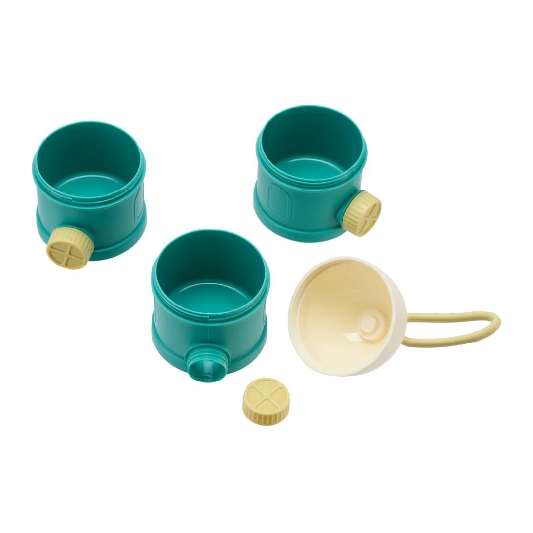 U-Grow Alimentație bebe Recipient Lapte Praf U-Grow UG-FC03BLUE | 3 Compartimente, Albastru