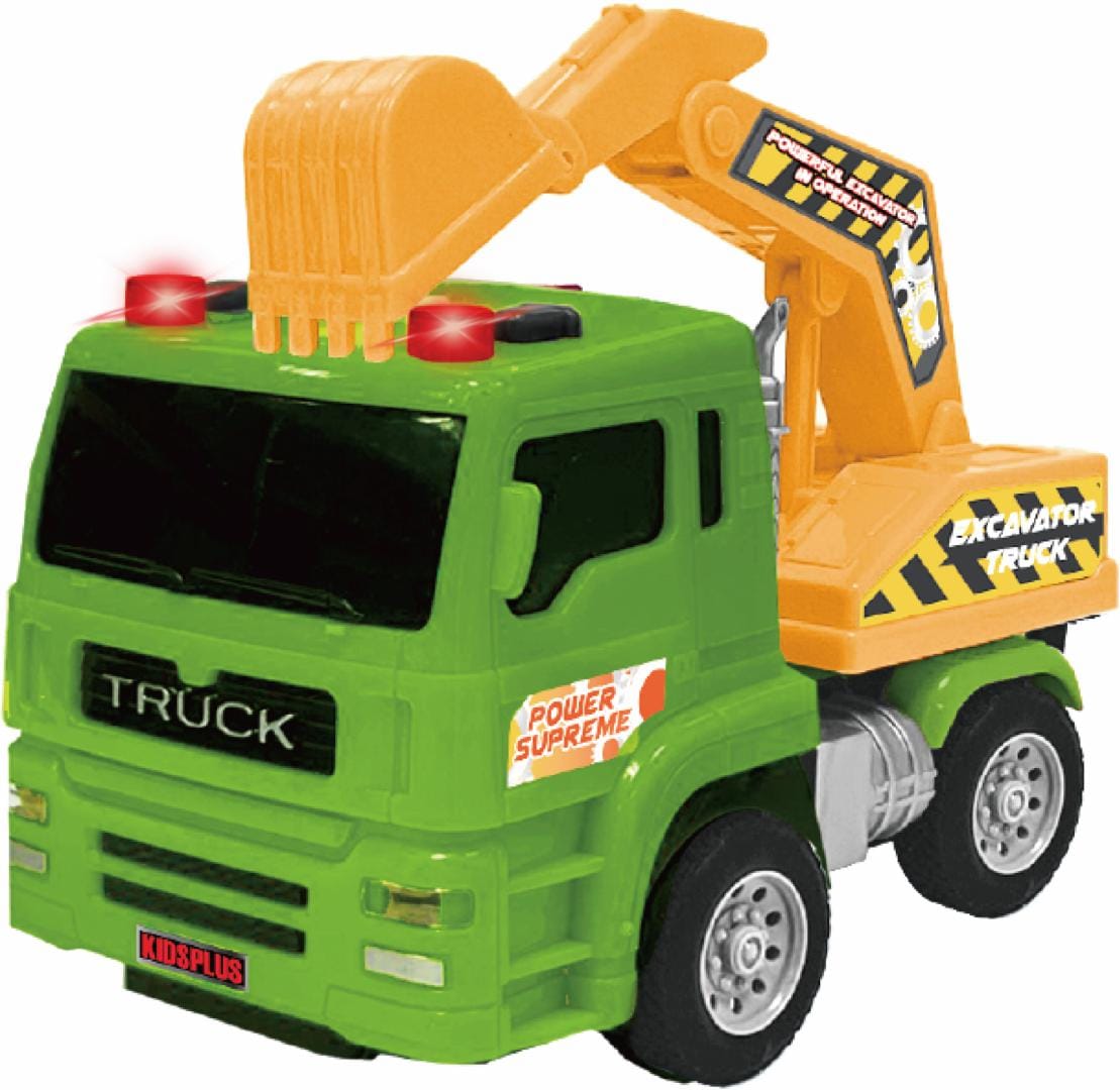 Cevodle Jucării Jucarie Cevodle CEV24550-3002VER | Excavator, Lumini si Sunete, Frictiune, 1/24, 15cm
