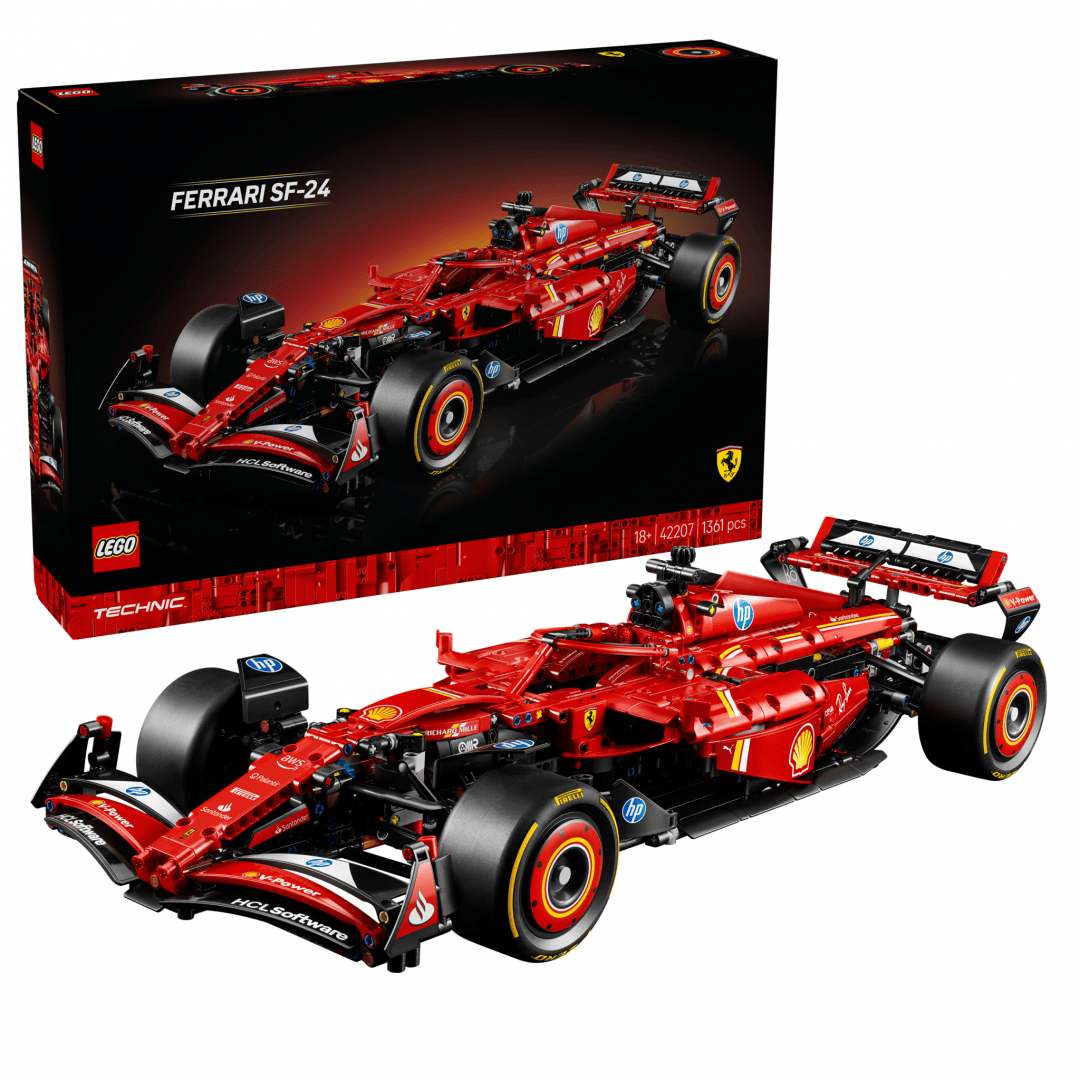 Lego Jucării Set Constructie LEGO Technic 42207 | Masina F1 Ferrari SF-24, 1361 Piese, 18+