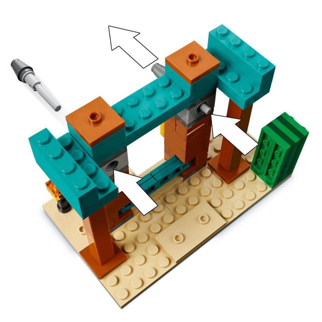 Lego Jucării Set Constructie LEGO Minecraft 21267 | Patrula Illager in Desert, 294 Piese, 7+