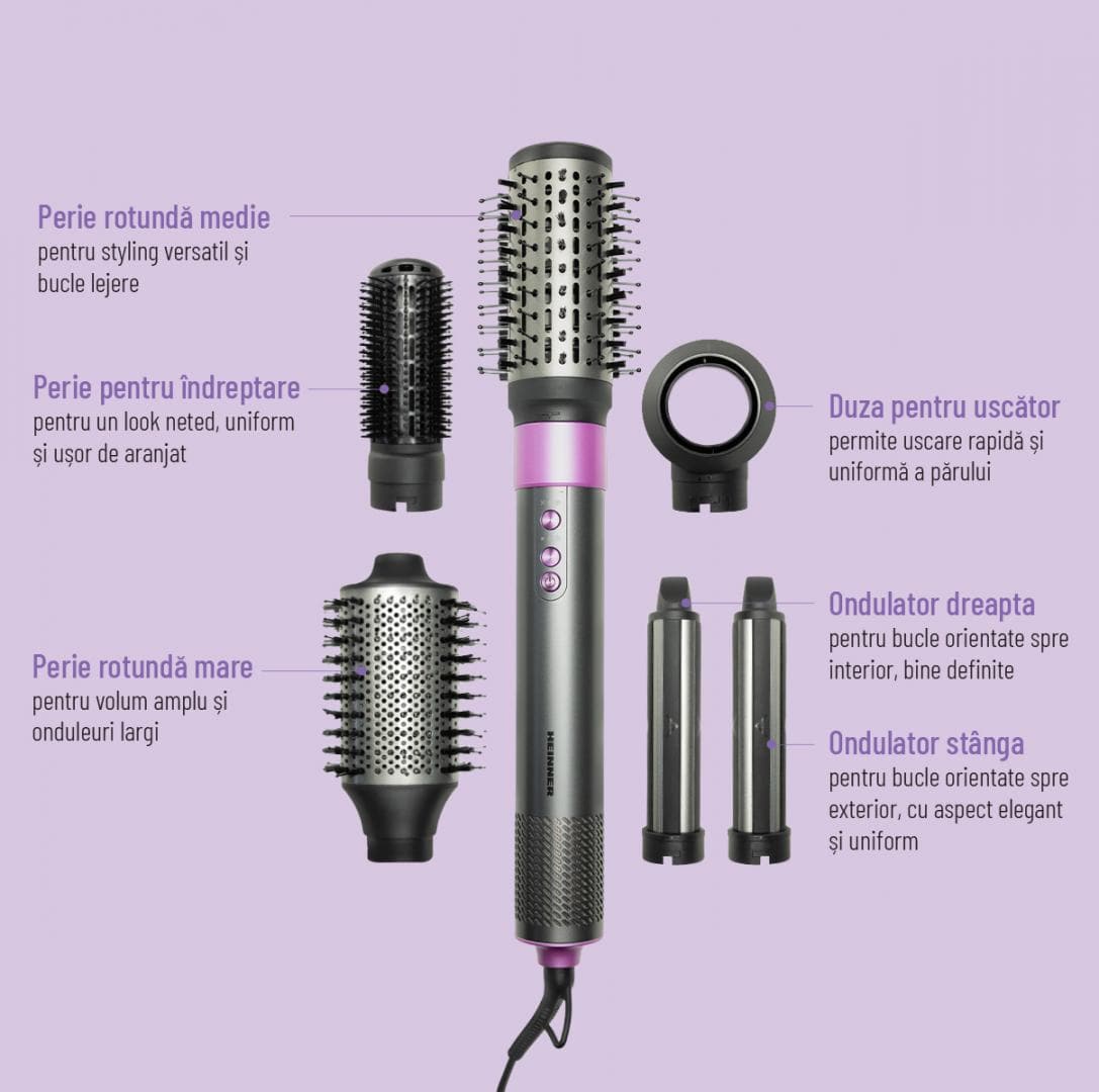 Heinner Aparat de coafat Aparat de Coafat Profesional Heinner HAS-Y15BLDC-GY6 | Motor BLDC, Gri