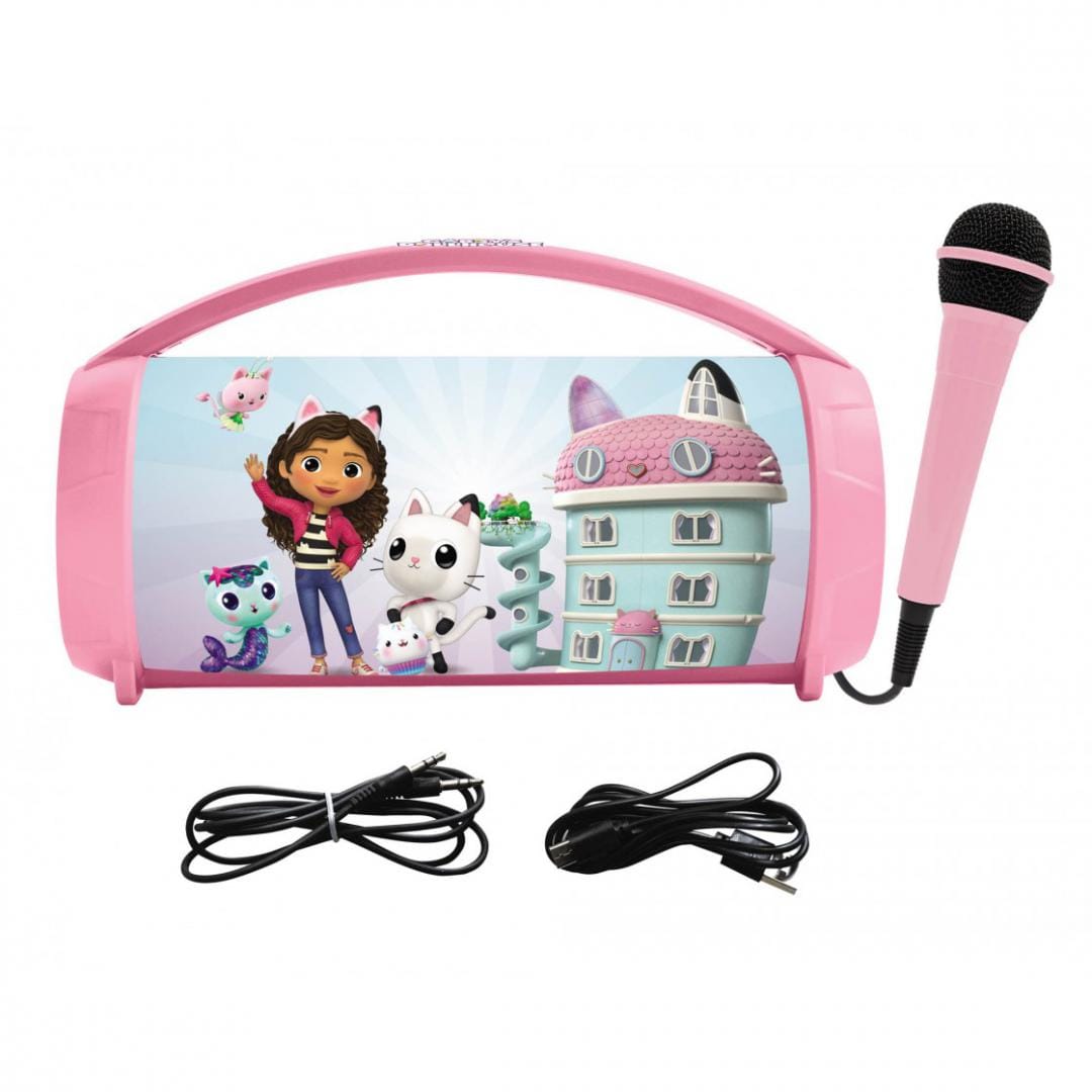 Lexibook Jucării Boxa cu Microfon Lexibook BTP585GDHZ | Gabby, Lumini LED, Portabila