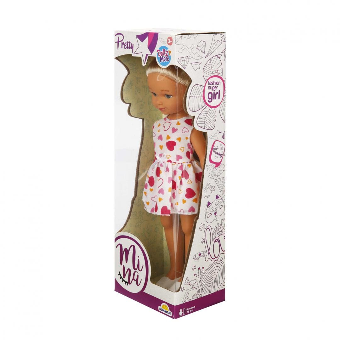 Sunman Jucării Papusa Sunman SUNMAN02030031 | Mina, 35cm, Modele Diverse