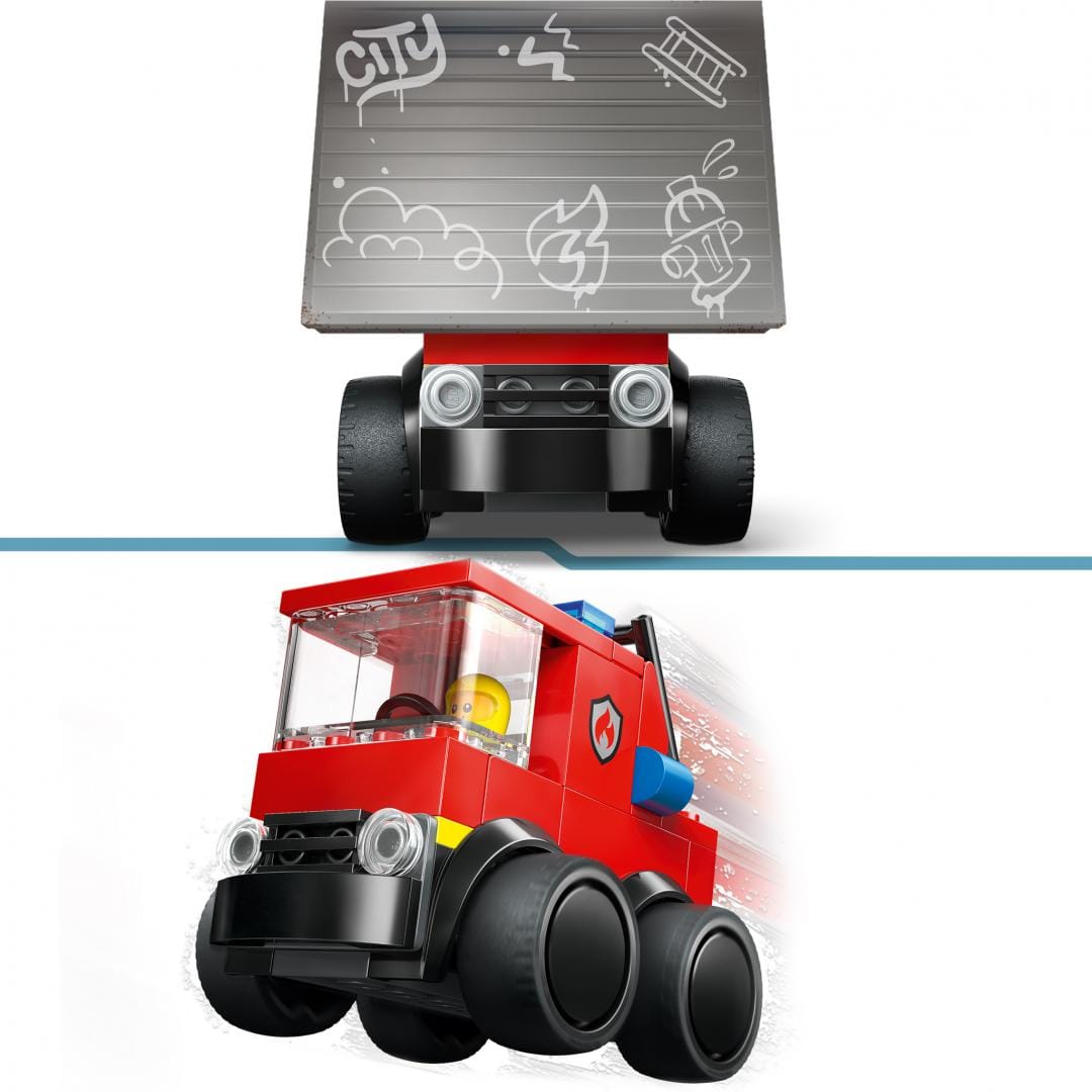 Lego Jucării Set Constructie LEGO City 60482 | Camioneta de Pompieri, Vehicule, Cadou