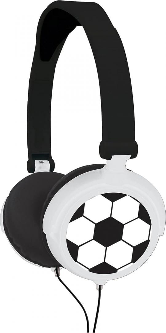 Lexibook Jucării Casti Pliabile Lexibook HP015FO | Design Fotbal, Pentru Copii, Cu Fir