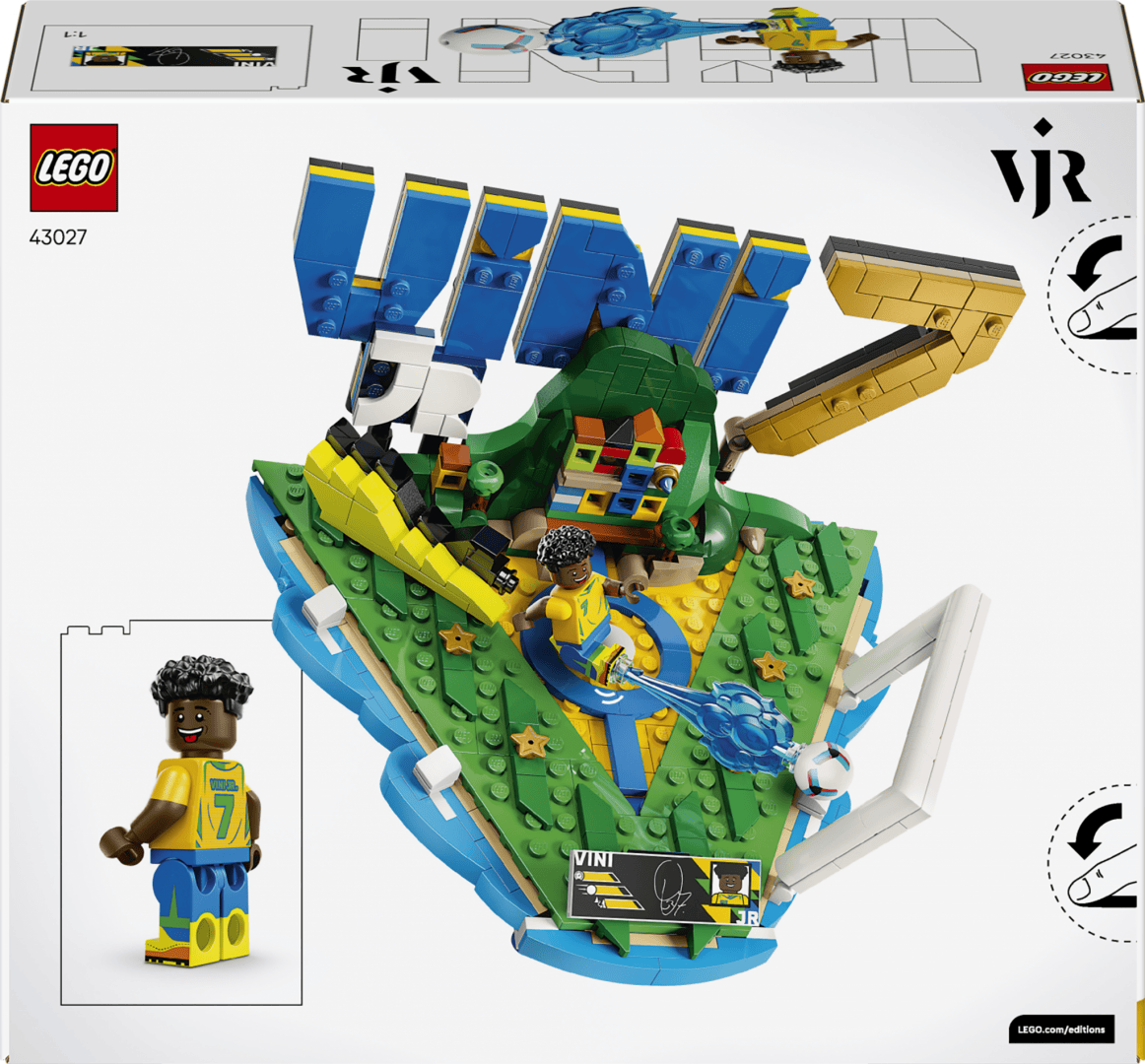Set Constructie LEGO 43027 | Vini Jr. Momente Importante din Fotbal