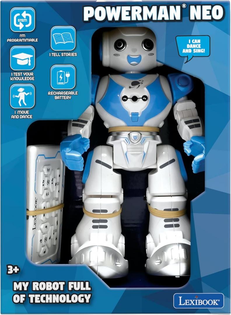 Lexibook Jucării Robot Programabil Lexibook Powerman Neo ROB18EN | Dansator, Interactiv, Cadou