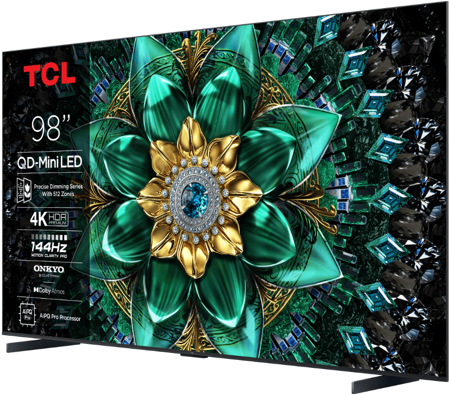 TCL Televizoare Televizor TCL Mini LED 98Q6C | 248 cm, Smart Google TV, 4K Ultra HD