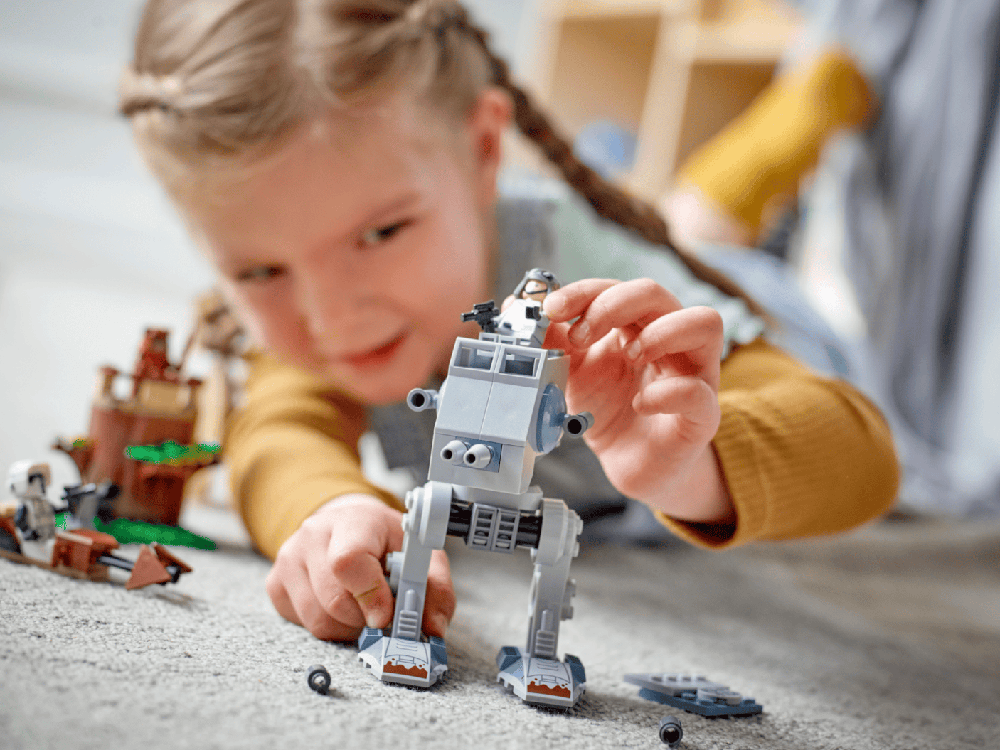 Lego Jucării Set Constructie LEGO Star Wars 75332 | AT-ST, 619 Piese, 9+