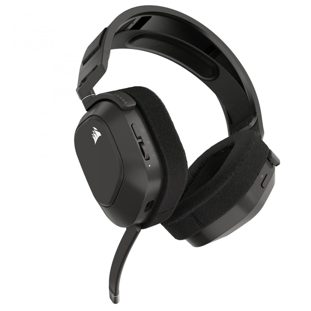 Corsair Casti Casti Gaming Wireless CORSAIR HS80 MAX CA-9011295-EU | RF + Bluetooth, Console & PC, Auto-Mute Mic
