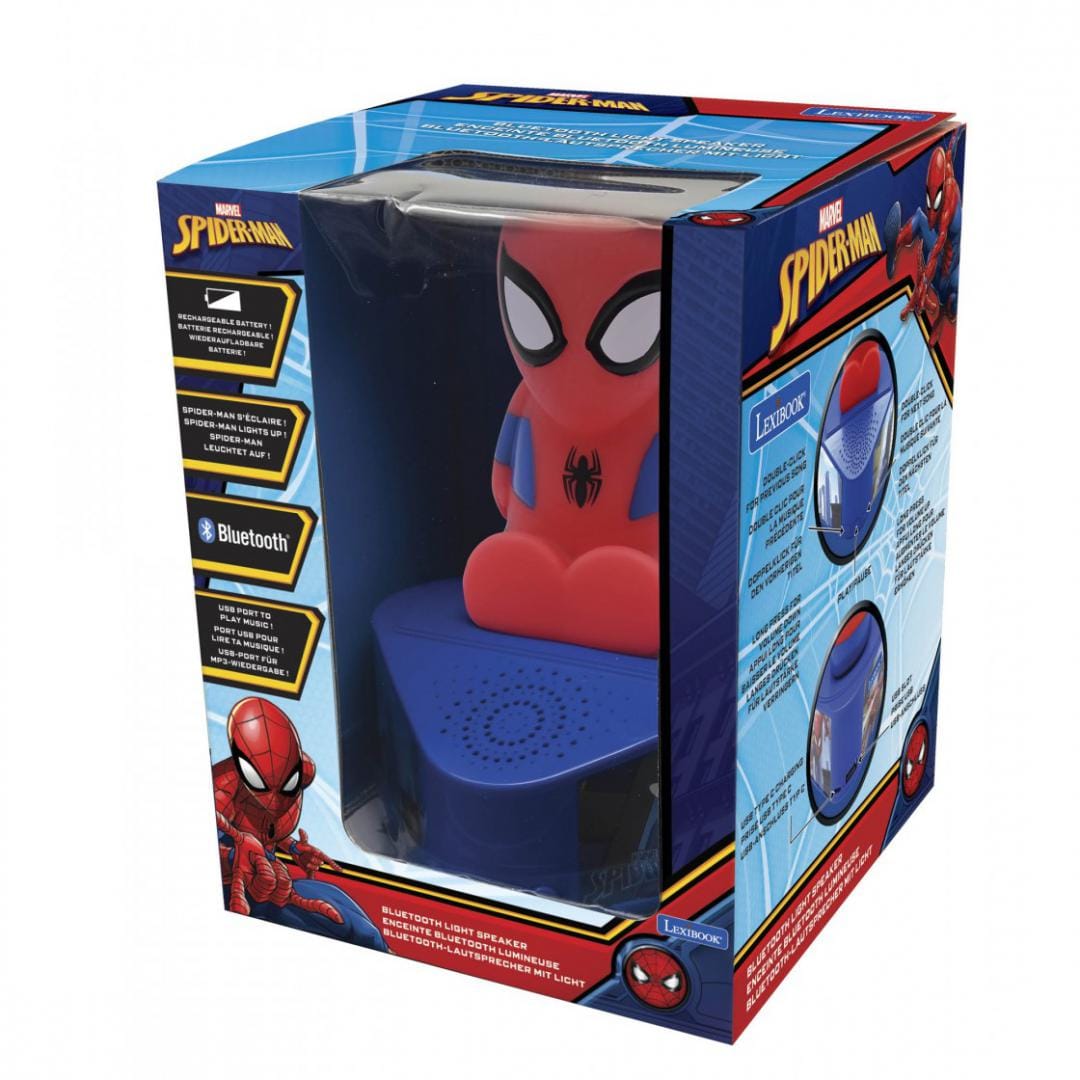 Lexibook Jucării Boxa cu Lumini Lexibook BTD80SP | Spider-man, Lumini de Noapte, Portabila