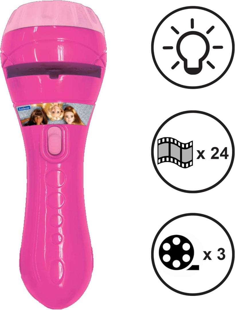 Lexibook Jucării Lanterna cu Proiector Lexibook LTC050BB | Barbie, LED, Jucarie Copii