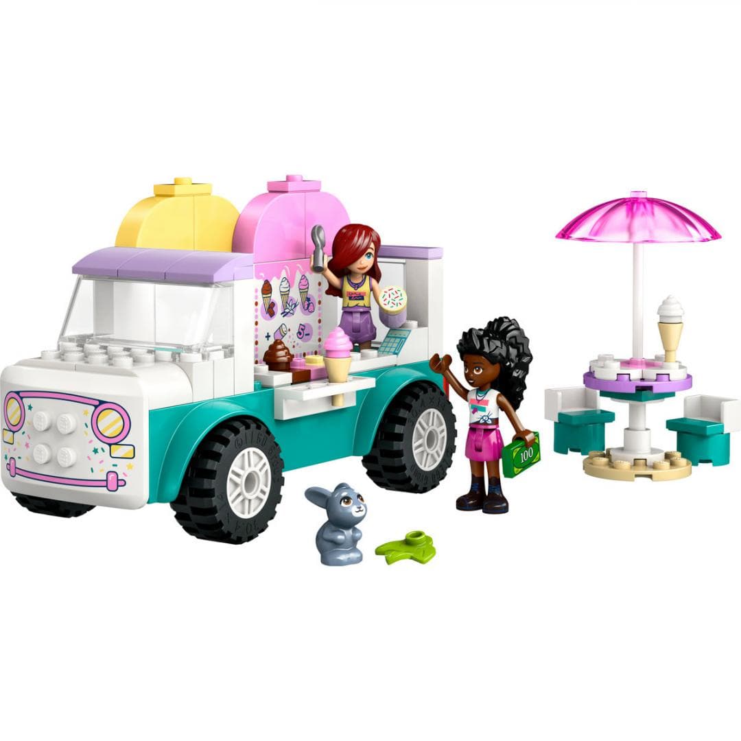 Lego Jucării Set Constructie LEGO 42644 | Furgoneta de Inghetata, Heartlake City, Friends