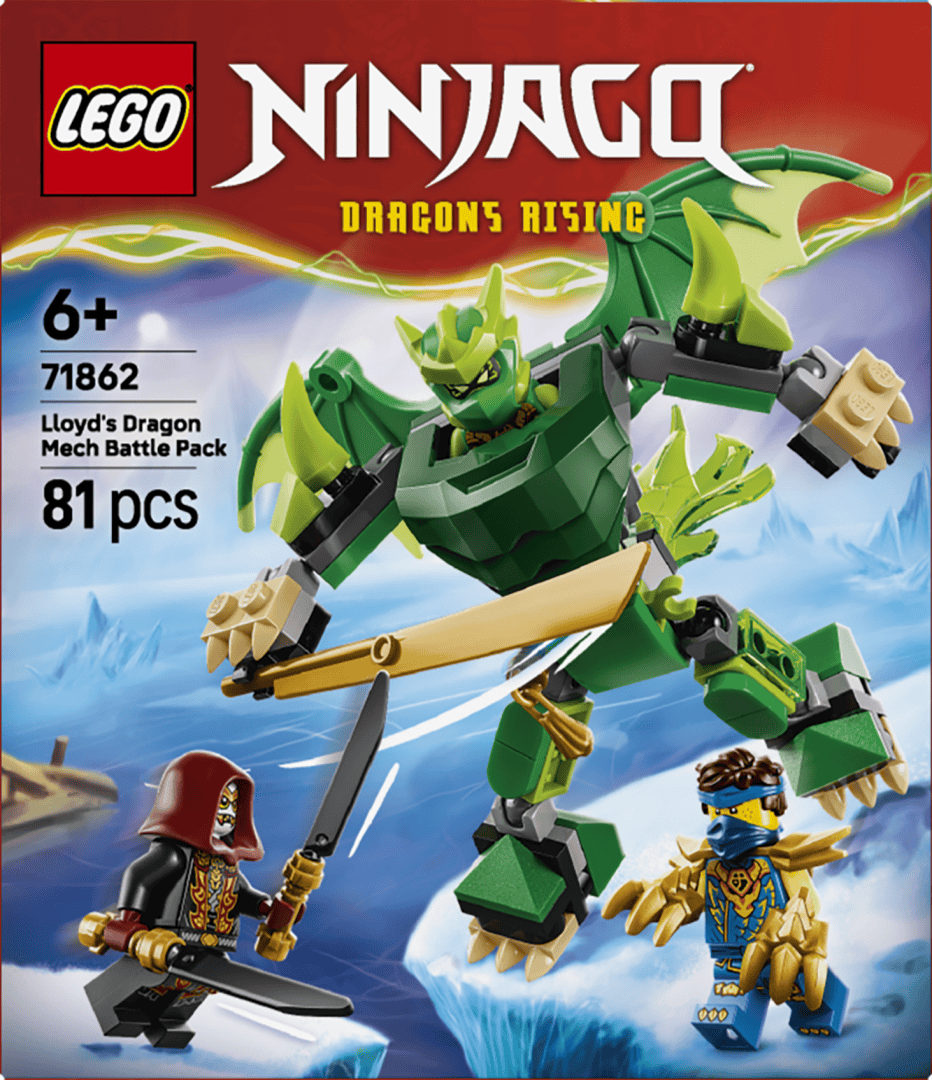 Lego Jucării Set Constructie LEGO NINJAGO 71862 | Pachet de Lupta cu Robotul Dragon al lui Lloyd
