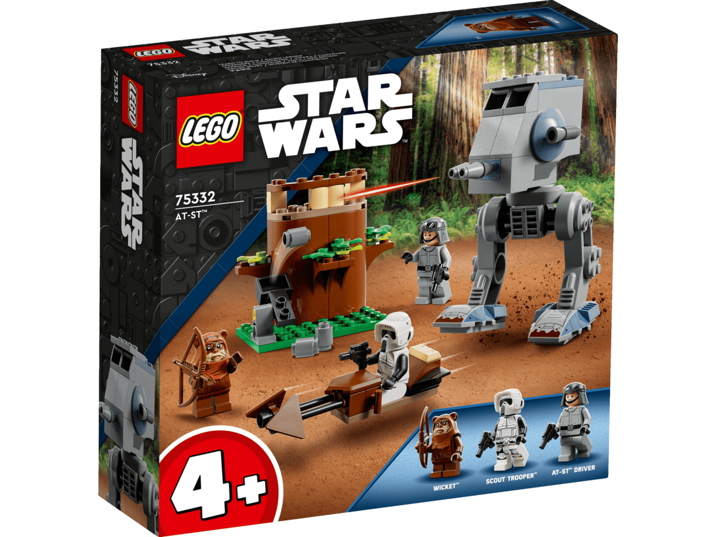 Lego Jucării Set Constructie LEGO Star Wars 75332 | AT-ST, 619 Piese, 9+
