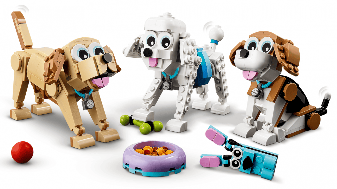 Lego Jucării Set Constructie LEGO Creator 3-in-1 31137 | Catei Adorabili, Multicolor, 8+, Cadou