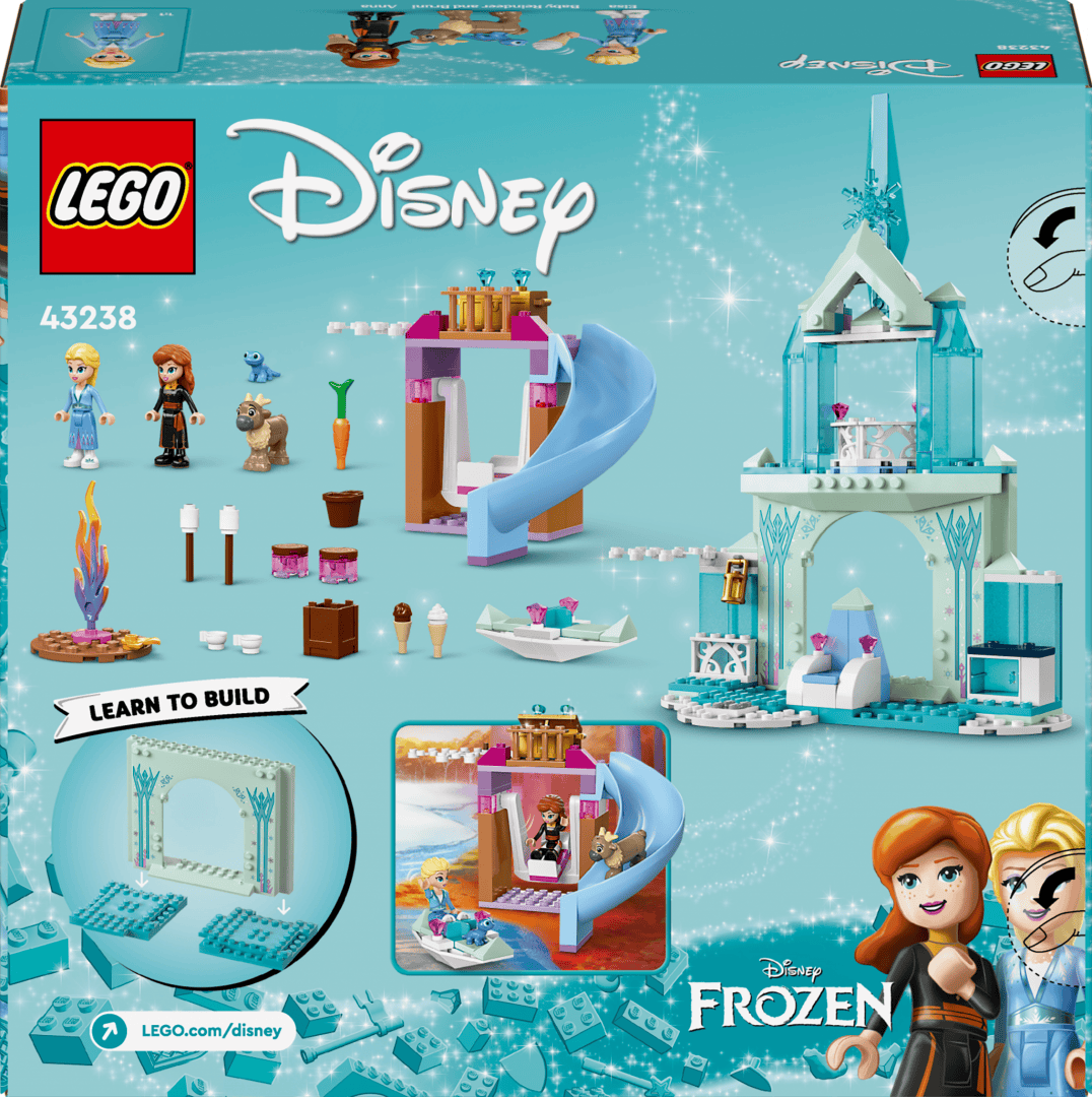 Lego Jucării Set Constructie LEGO Disney Princess 43238 | Castel Elsa Regatul de Gheata, Frozen