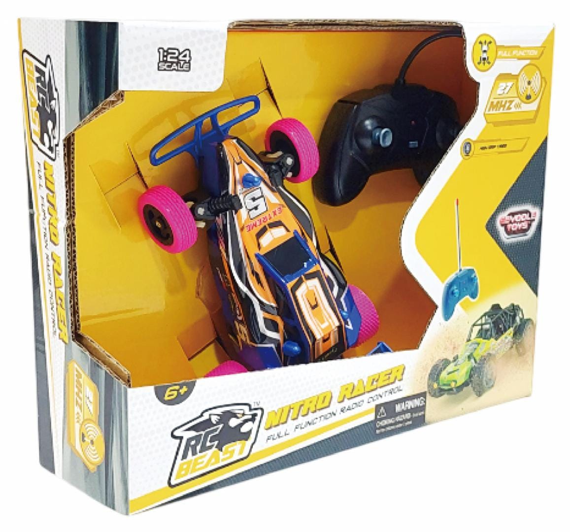 Cevodle Jucării Masinuta cu Telecomanda Cevodle CEV24531-3204MIX | Nitro Racer, 1/24, 19cm