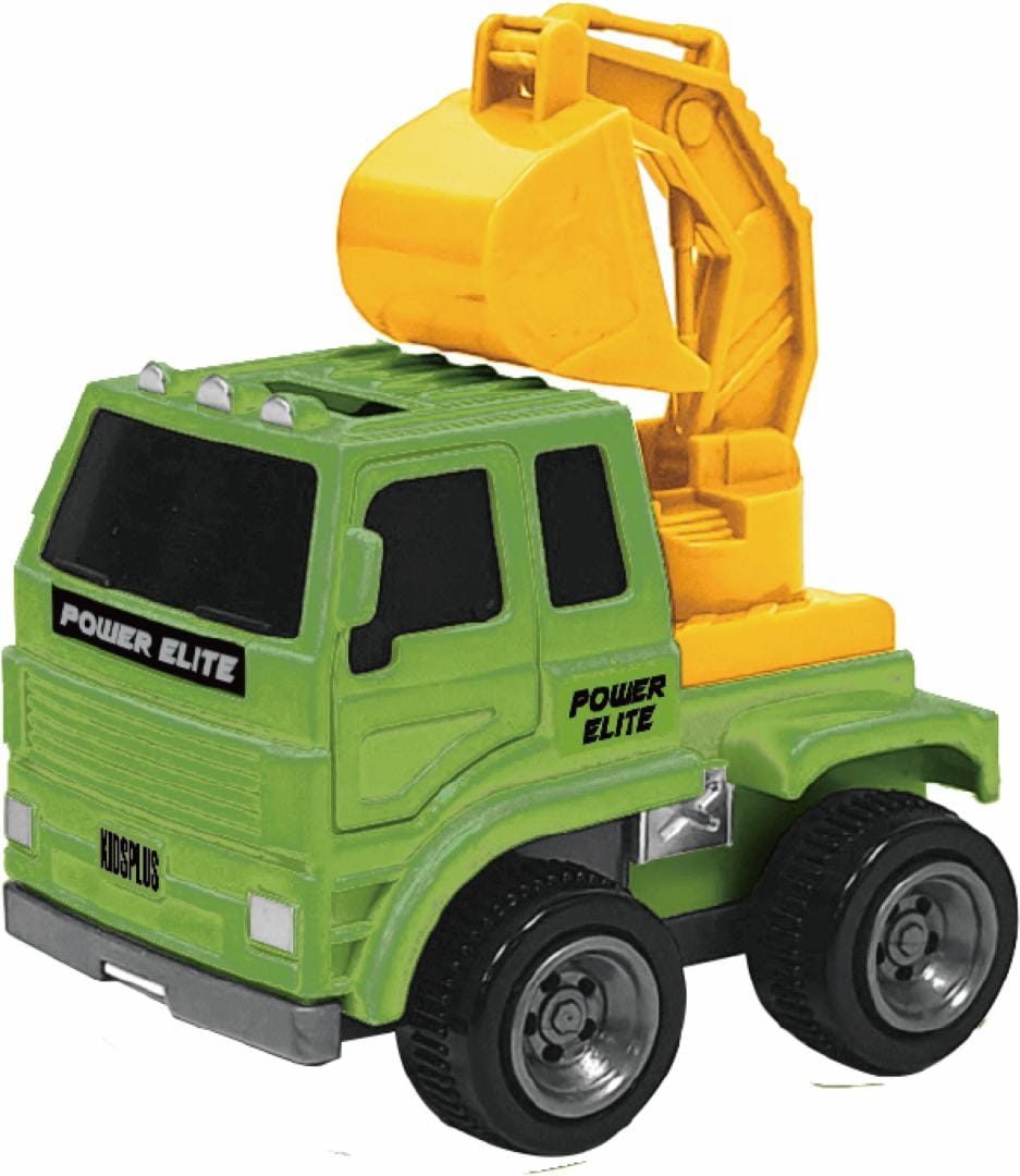 Cevodle Jucării Jucarie Cevodle CEV43501-3003MIX | Vehicul cu Frictiune, Scara 1/43, 10cm, Macara/Excavator/Betoniera