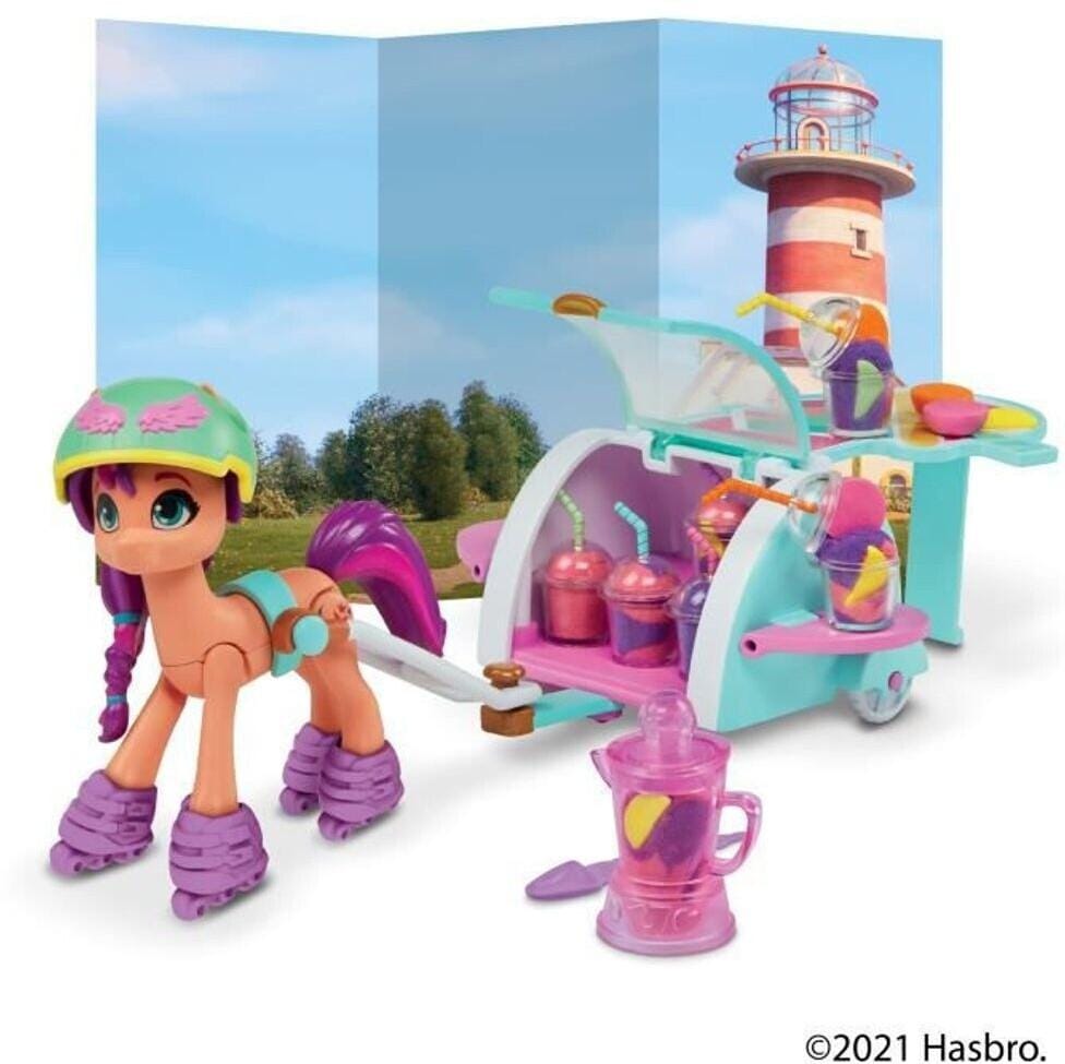 Hasbro Jucării Set Jucarii Hasbro My Little Pony HLF2934 | Sunny Starscout, Smoothie Bar, Interactiv
