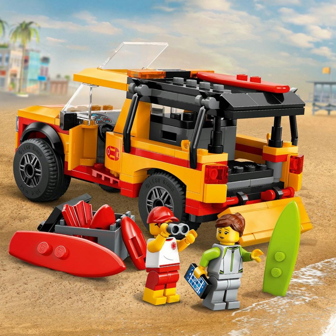 Lego Jucării Set Constructie LEGO City 60453 | Masina Interventie Salvamarilor, Cadou