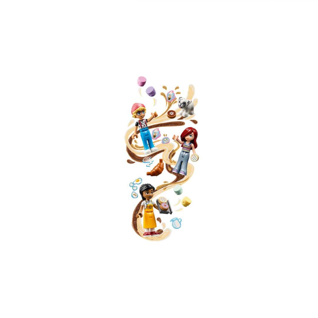 Lego Jucării Set Constructie LEGO Friends 42618 | Cafenea Heartlake City, 314 Piese, 6+