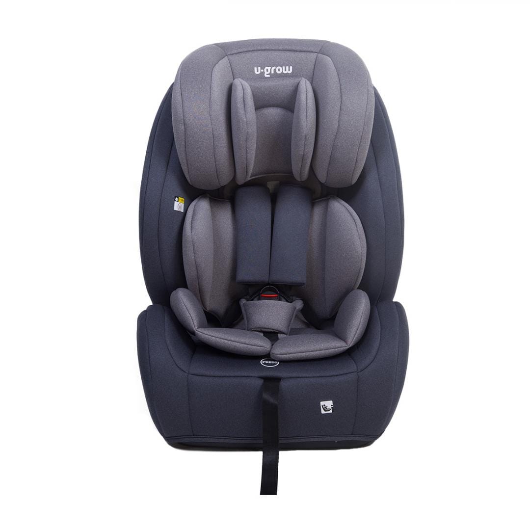 U-Grow Puericultură Scaun Auto U-Grow UG-302IS-GR | 76-150cm, 15 Luni-12 Ani, R129, Isofix, Gri