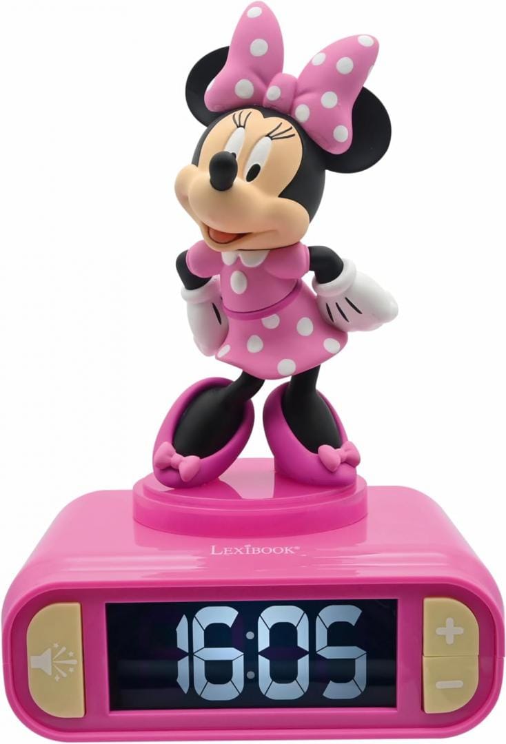 Lexibook Jucării Ceas Desteptator Lexibook RL800MN | Lumina 3D, Minnie Mouse, Copii