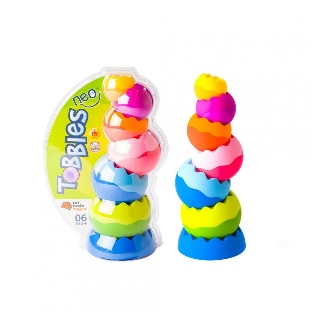 Tomy Jucării Jucarie Fat Brain Tobbles Neo TFA070 | Sfere Colorate, Stivuire, Educativa