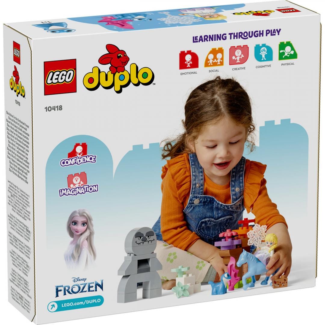 Lego Jucării Set Constructie LEGO Duplo 10418 | Elsa si Bruni, Padurea Fermecata, Frozen