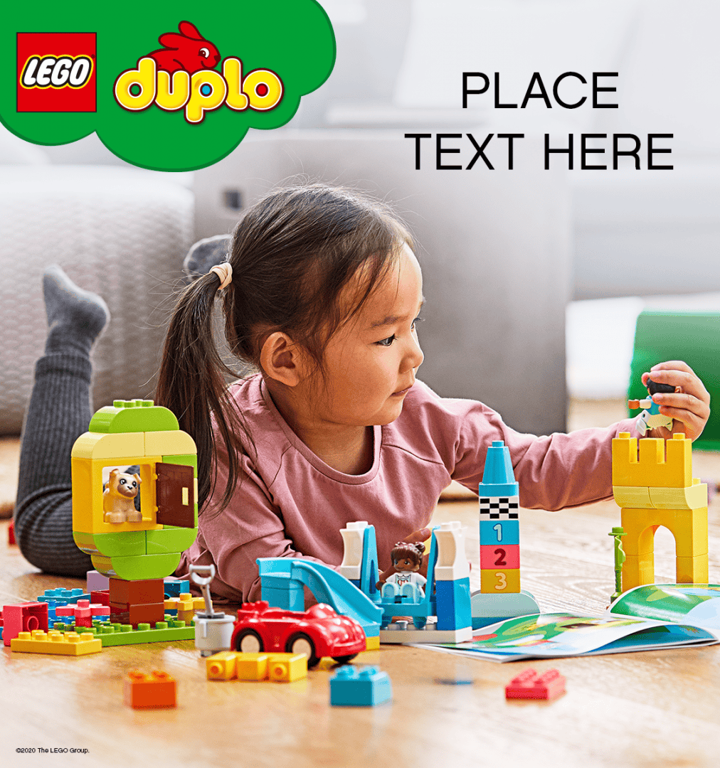 Lego Jucării Set Constructie LEGO Duplo 10914 | Cutie Deluxe Forma Caramida, 85 Piese, 1.5+