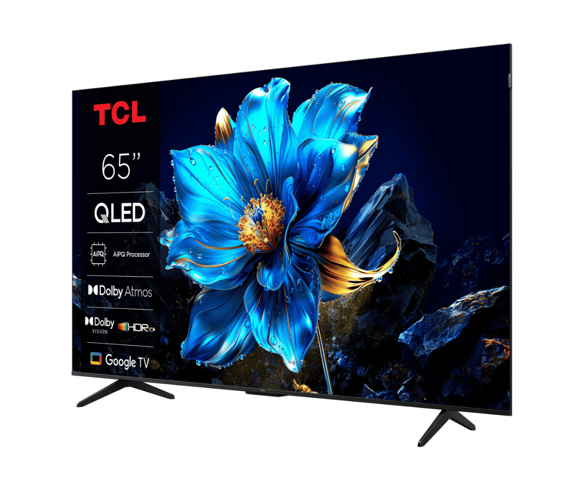 TCL Televizor TCL QLED 65P7K, 164 cm, Smart Google TV, 4K, Clasa F