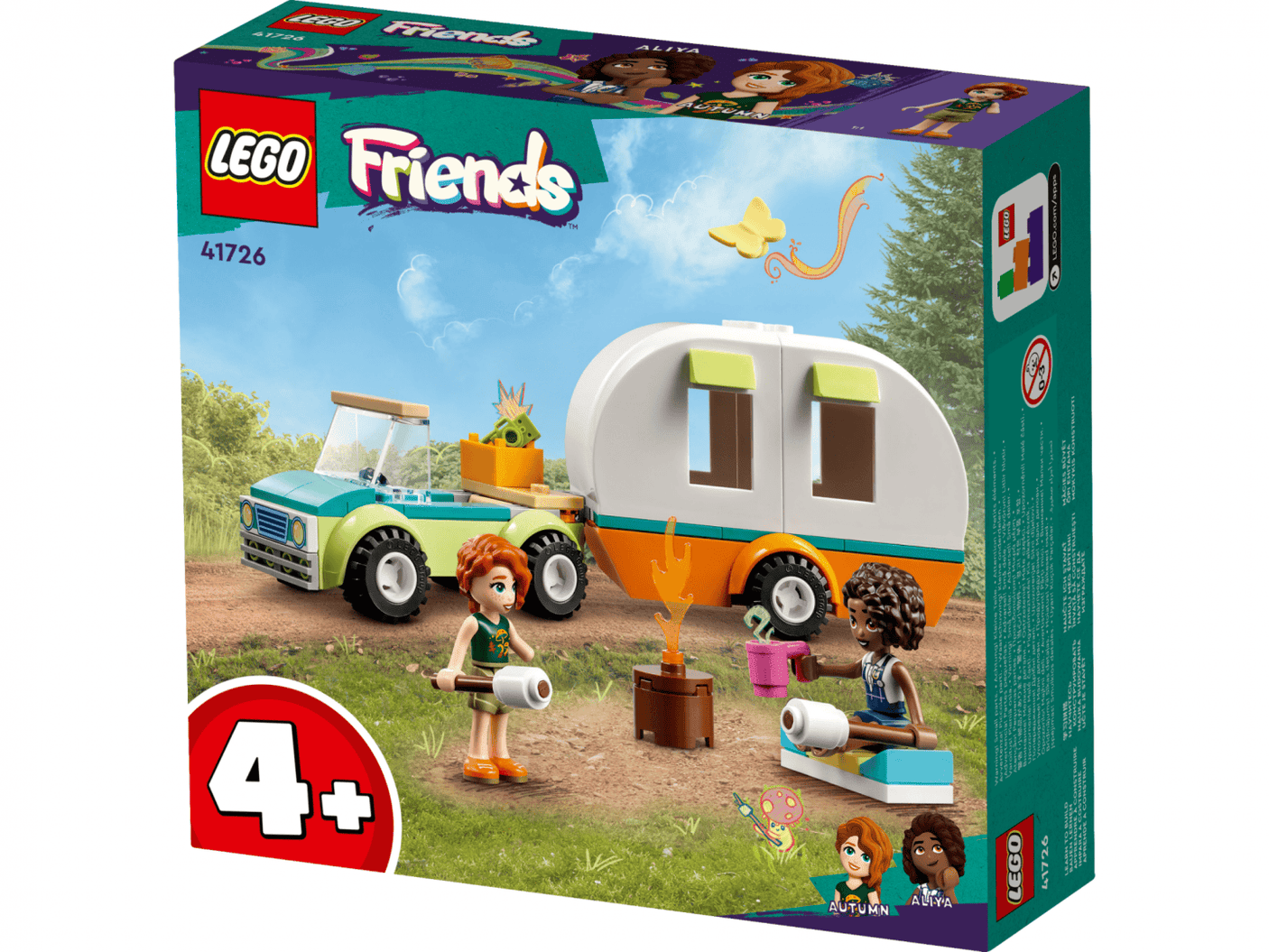 Lego Jucării Set Constructie LEGO Friends 41726 | Vacanta cu Rulota, Camping, Cadou