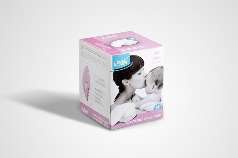 U-Grow Îngrijire bebe Tampoane Anti Lactatie U-Grow U1051-PAD | 48 Bucati