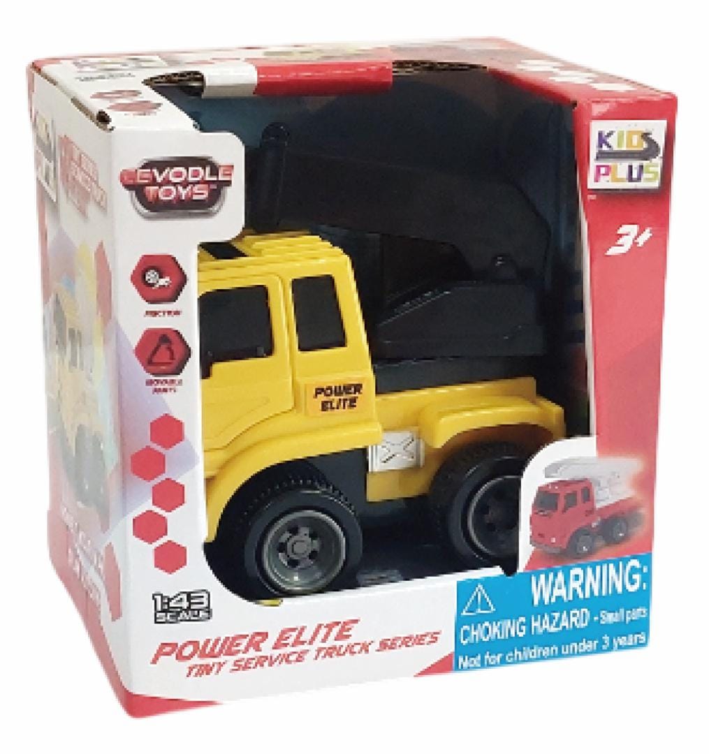 Cevodle Jucării Jucarie Cevodle CEV43501-3003GALMACARA | Macara, Vehicul cu Frictiune, 1/43, 10cm, Galben