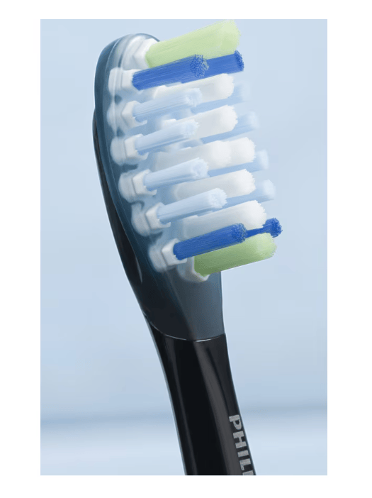 Philips Perie Perie Philips Sonicare HX9042/88 | Plaque Defence, 2 capete, Click-on, BrushSync, Negru