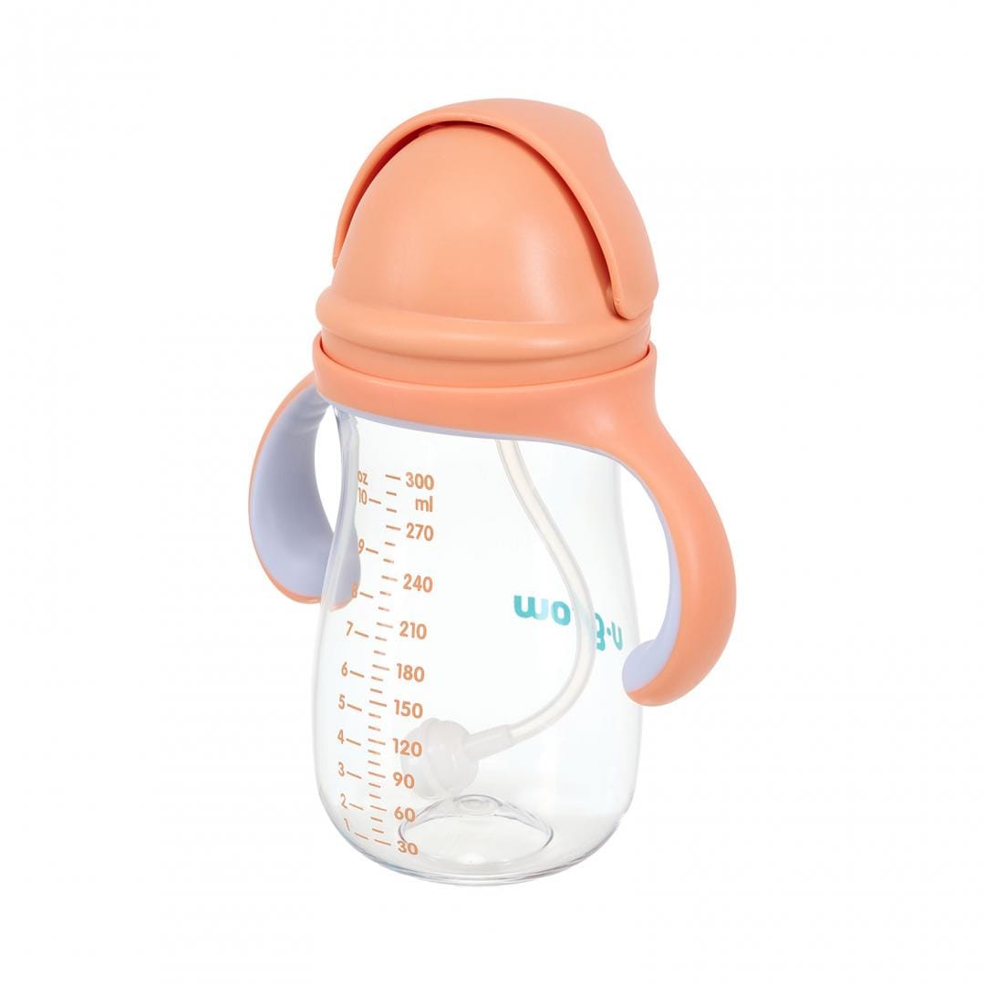 U-Grow Alimentație bebe Cana cu Pai U-Grow UG-895OG | Tritan, 300ml, Orange