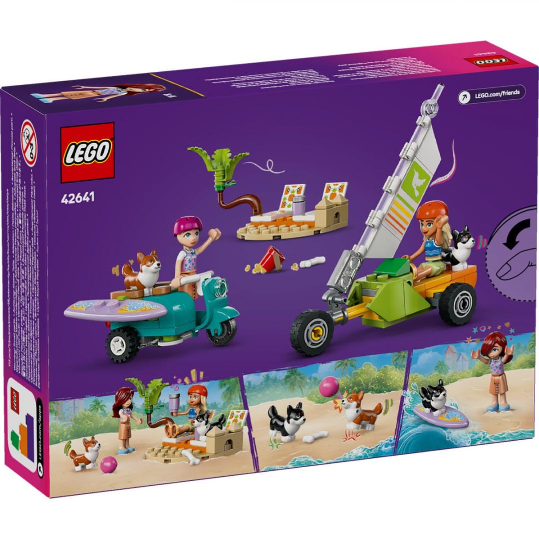 Lego Jucării Set Constructie LEGO 42641 | Aventuri cu Catei, Surfing, Scuter