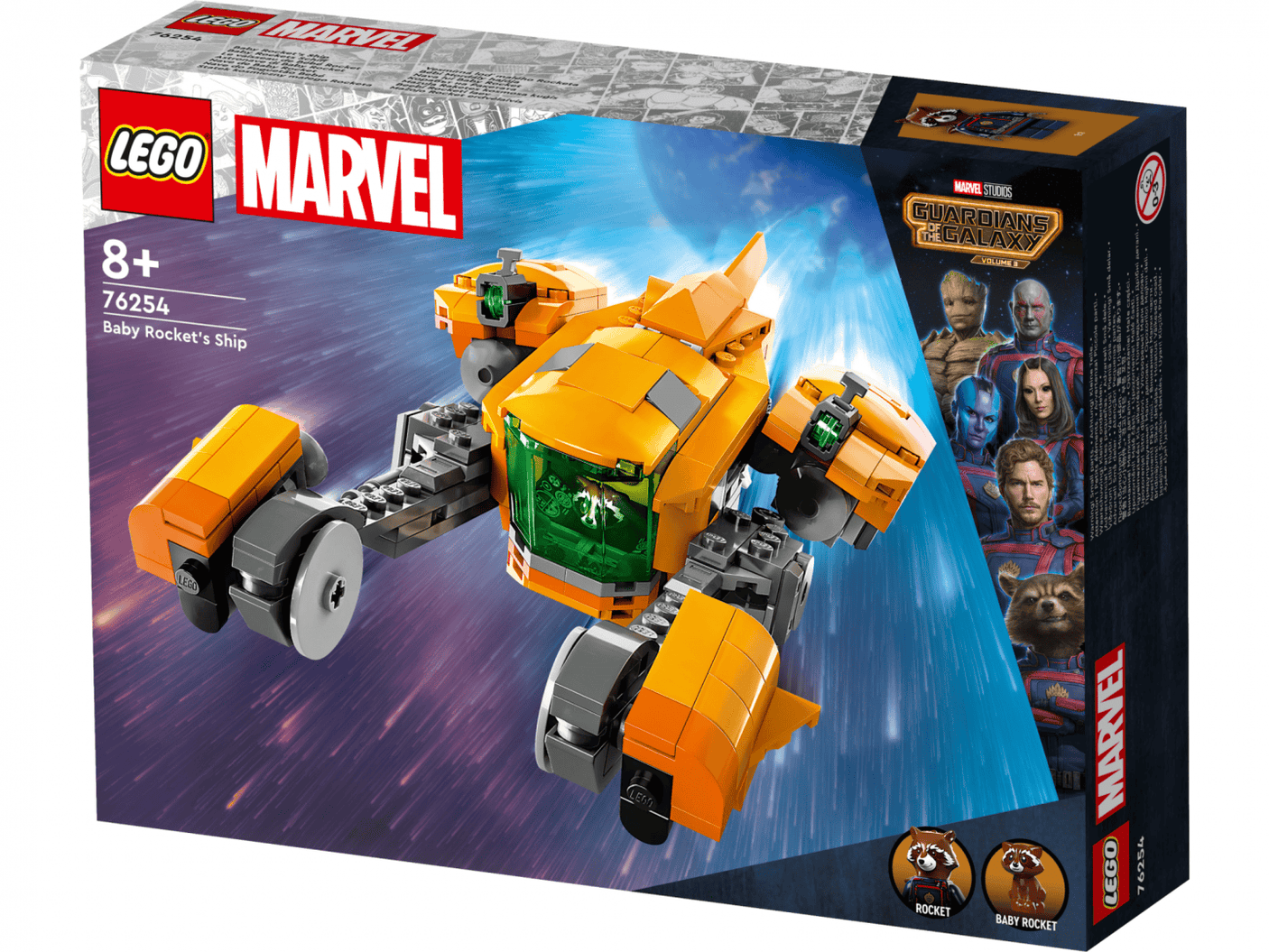 Lego Jucării Set Constructie LEGO Marvel 76254 | Nava Lui Baby Rocket, Guardians of the Galaxy, Cadou