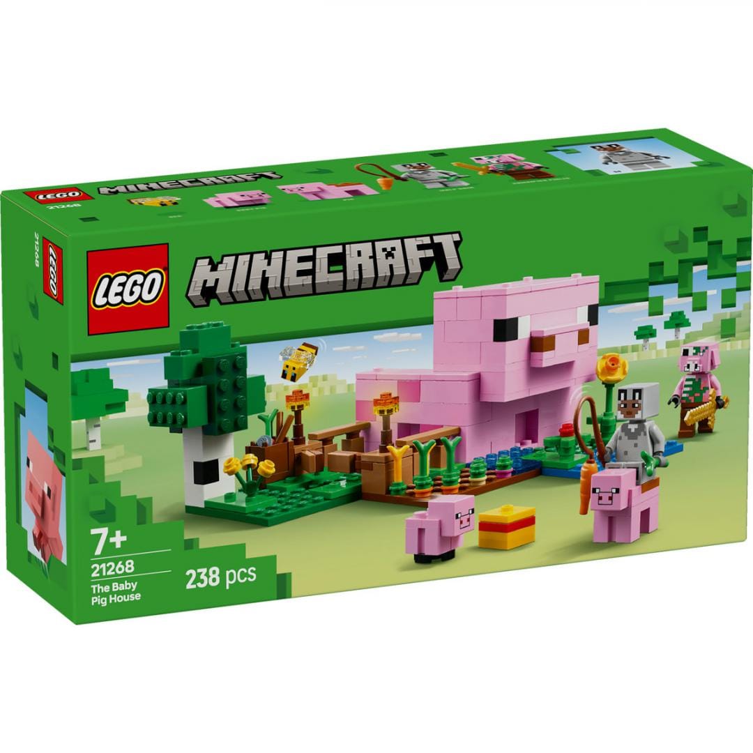 Lego Jucării Set Constructie LEGO Minecraft 21268 | Casa-Purcelus, 490 Piese, Cadou