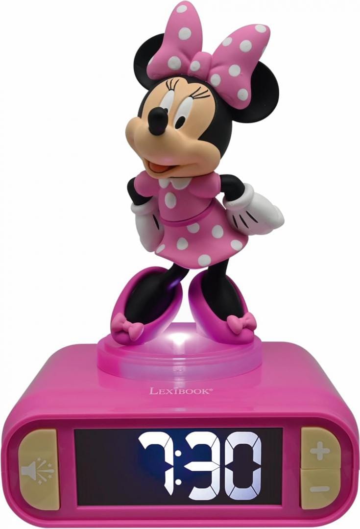 Lexibook Jucării Ceas Desteptator Lexibook RL800MN | Lumina 3D, Minnie Mouse, Copii